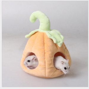 Winter Hanging Fruit House Novelty Pet Bed Hammock Soft Warm Nest for Hamster And Small Animals Cute And Cozy Novelty Pet Bed