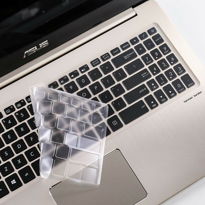 Unltra-thin Clear TPU Keyboard Cover Skin Dust Cover Protector for asus NX580 computer keyboard protector