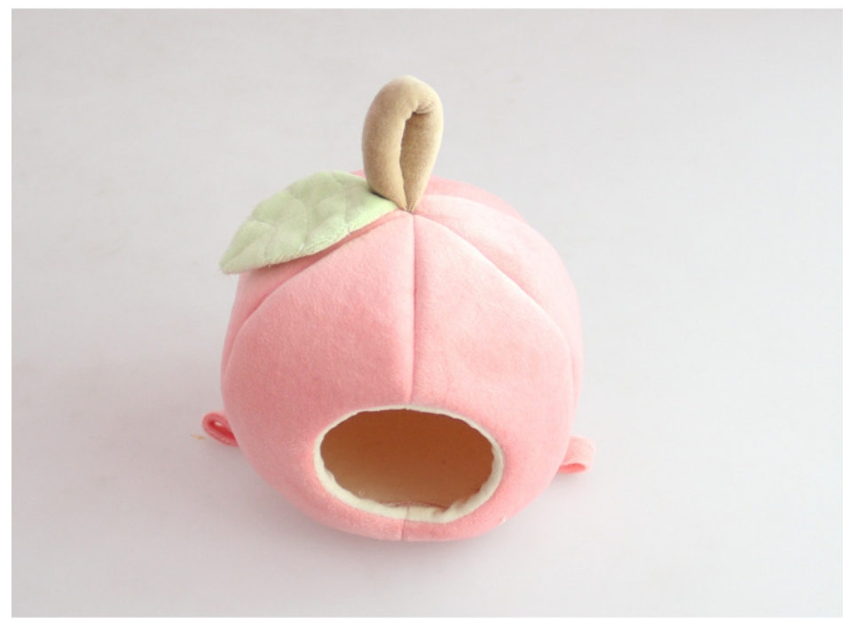 Winter Hanging Fruit House Novelty Pet Bed Hammock Soft Warm Nest for Hamster And Small Animals Cute And Cozy Novelty Pet Bed