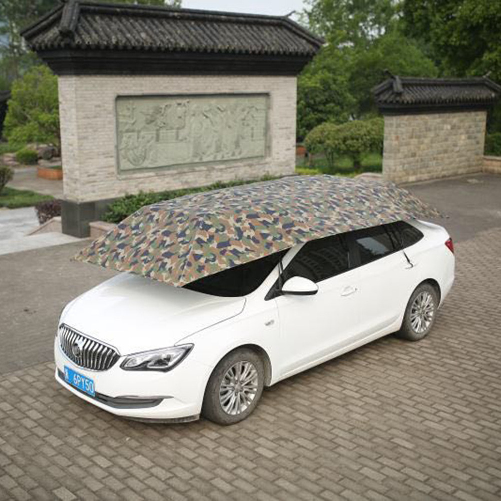 4.5m full-automatic car sunshade heat insulation and sun protection car cover, folding car cover tent