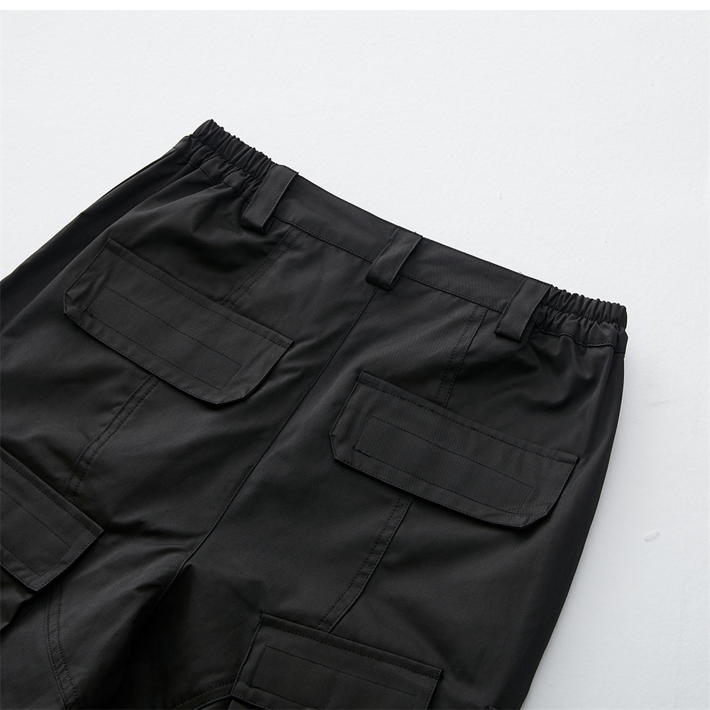 Grailz Black Tactical Multi Pocket Workwear Pants Multi Pocket  Men's Pants Provide Designer yupo Products