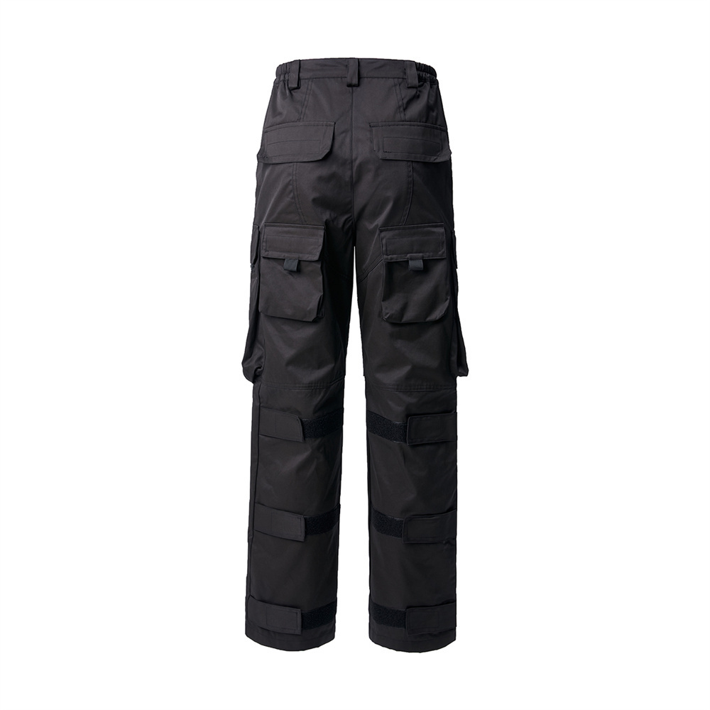 Grailz Black Tactical Multi Pocket Workwear Pants Multi Pocket  Men's Pants Provide Designer yupo Products