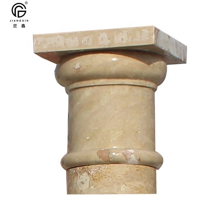 customized natural marble hand carving decorative pillar roman columns