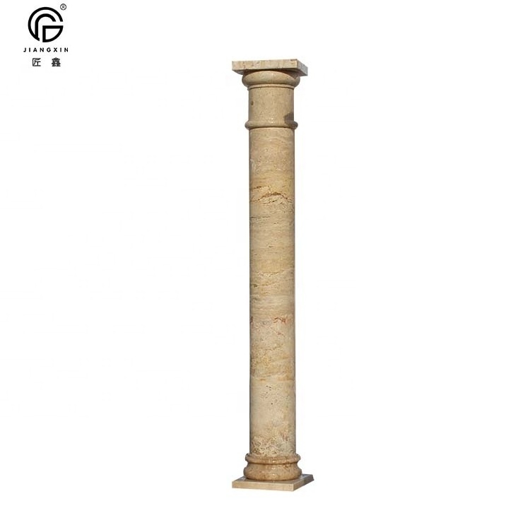 customized natural marble hand carving decorative pillar roman columns