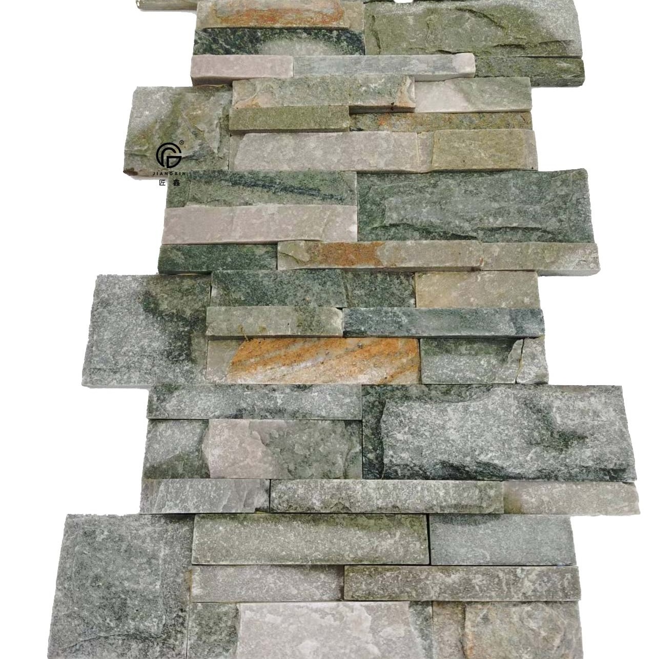 Natural thin stone veneer Beige slate wall culture stone  Wall Covering Stones