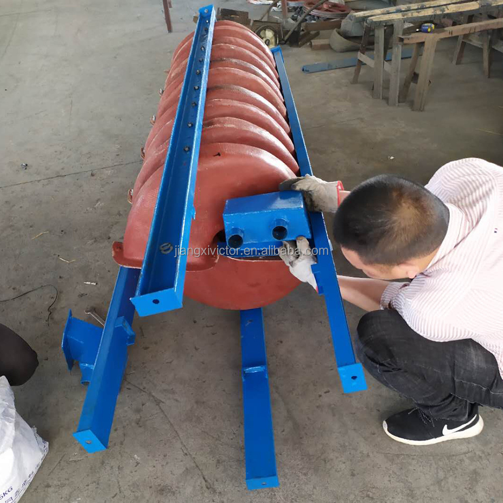 Spiral Chute Classifier Copper Concentrate Spiral Plant for Tantalite, Zircon Sand, Ilmenite, Monazite, Chromite, Silica Sand