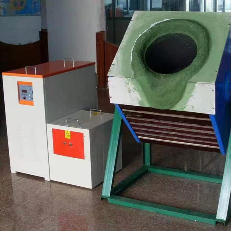 Induced melting furnace 5kw/15kw small foundry furnace metal melter for sale , gold melting machine price