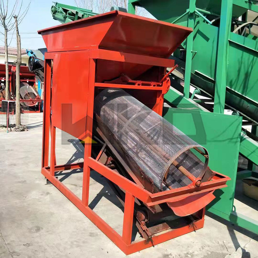 70Cubic/h Capacity 20 30 50 Electric Small Mini Trommel Screen for Construction Site