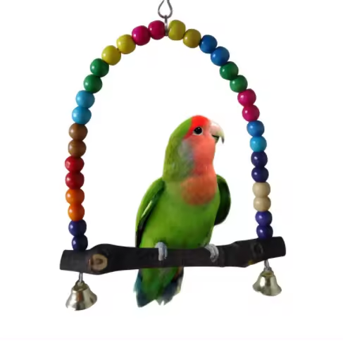 ladder bird training Parrots Birds Swing Toys Parrot Accessories Bird Cages Toy swing Slide climbing bridge decor