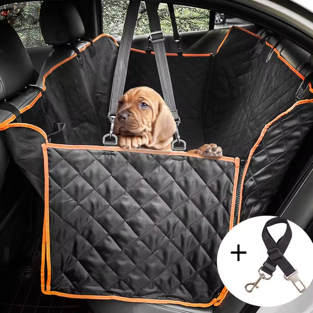 pet products car seat protector for dogs waterproof anti dust pet car cover dog soft back seat extender for  dogs portable pet