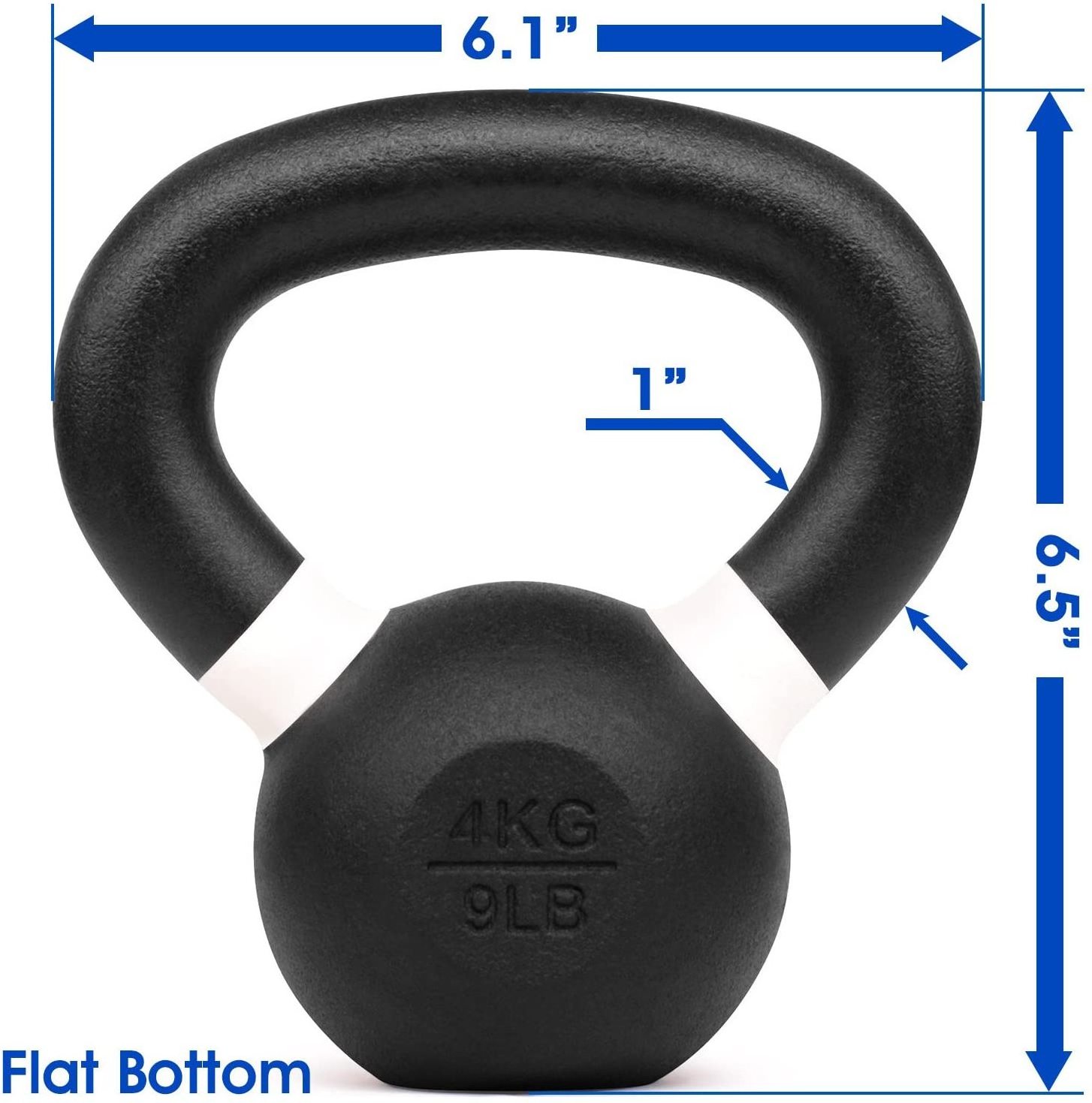 Factory High Quality Weight Professional Cast Iron Coated Kettlebell