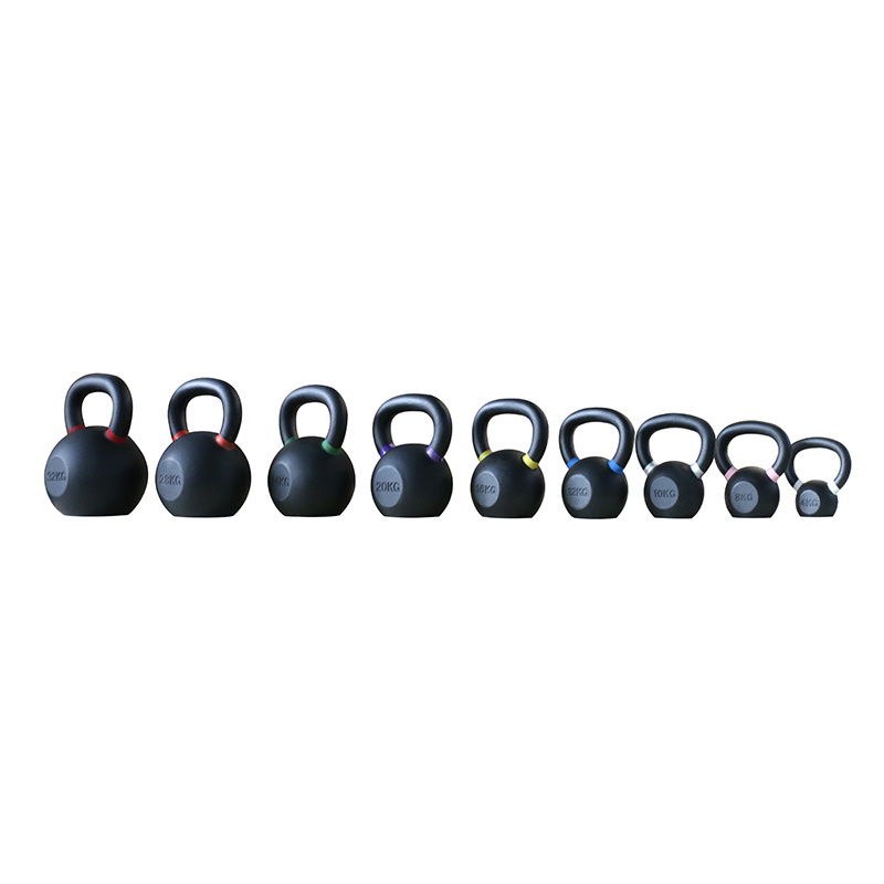 Factory High Quality Weight Professional Cast Iron Coated Kettlebell