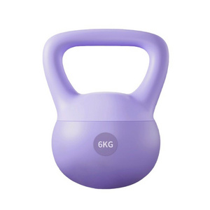 Sport Soft Kettlebells for Ladies Home Use Silent Non-Slip PVC Lifting Dumbbell Fitness Equipment Wholesale