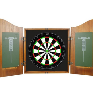 High-end wooden dart box Solid wood dart box set dartboard cabinet