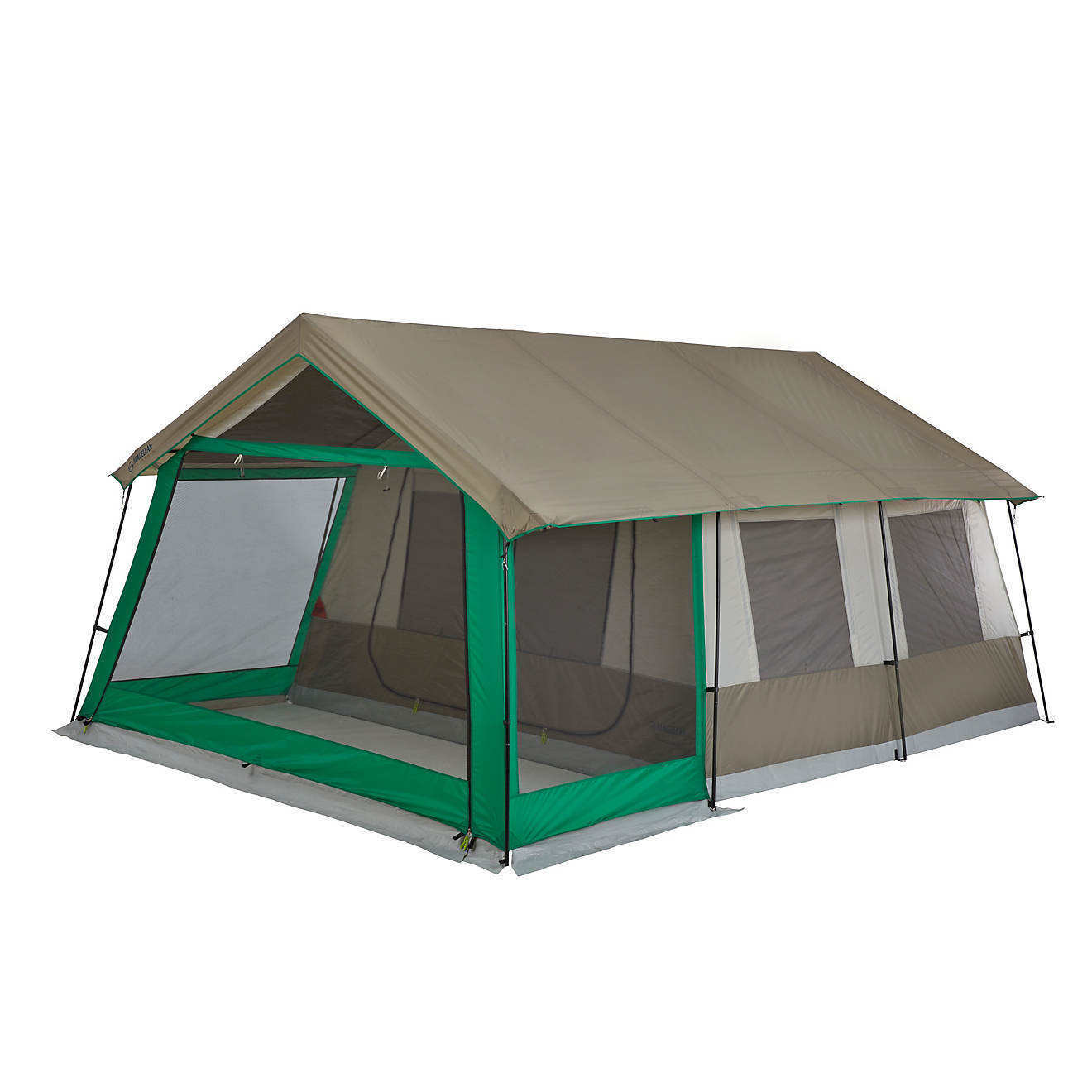 OEM Event Outdoor Camping Big 3 Room Clear Mosquito Tent 10-12 Person Family Carpas Camping Equipment Tent