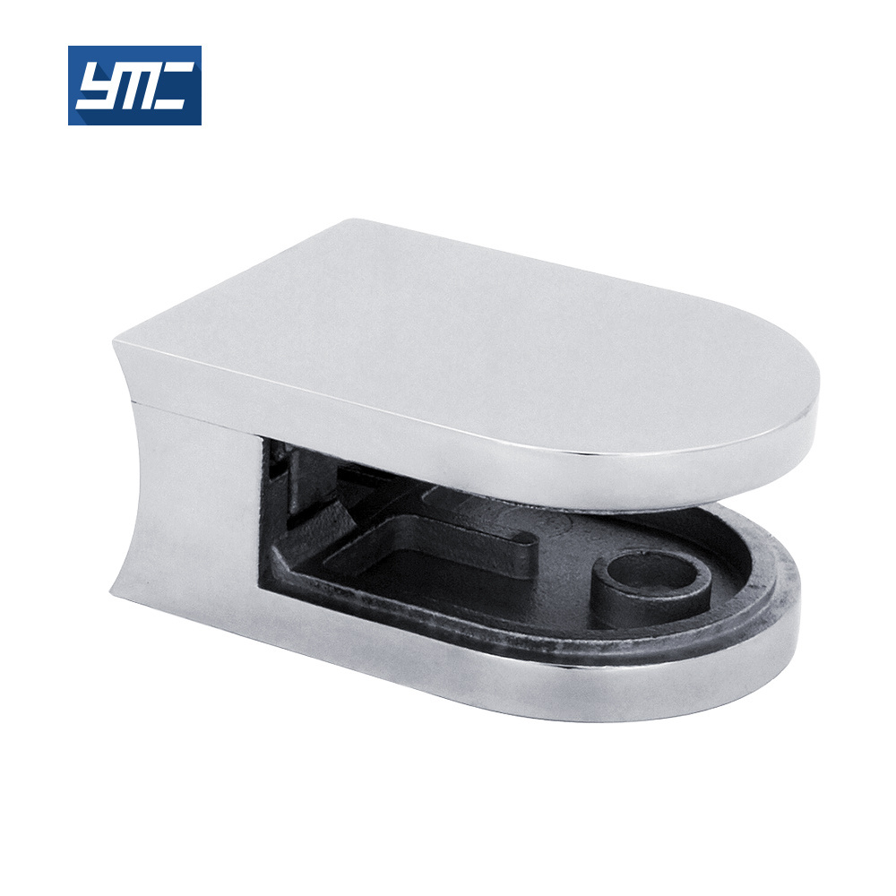 Stainless Steel Glass To Wall 0 Degree Glass Clamp