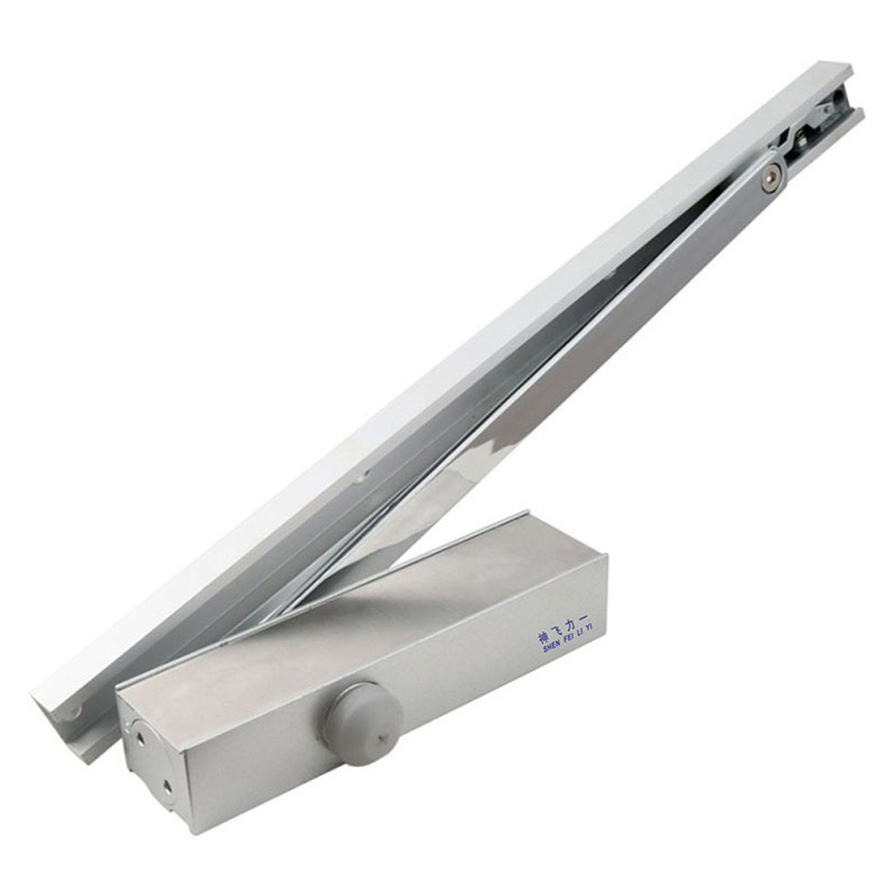 High Quality Hydraulic Smart  Door Closer With Hold Open Accessories Soft Closing  Slide Arm Door Closer With Metal Cover