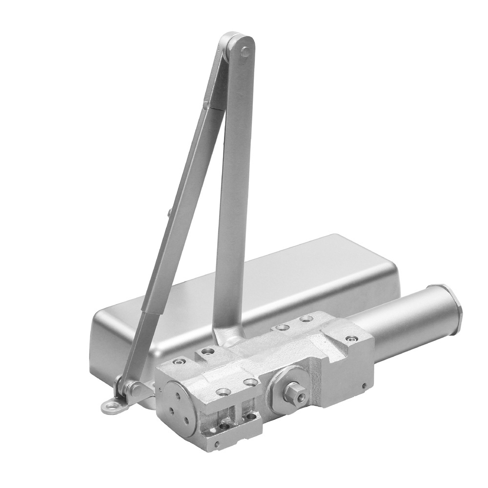 Heavy Duty Listed Automatic Cast Iron Body Low Opening Resistance Door Closer 15-150 KG 180 Degree 1400mm