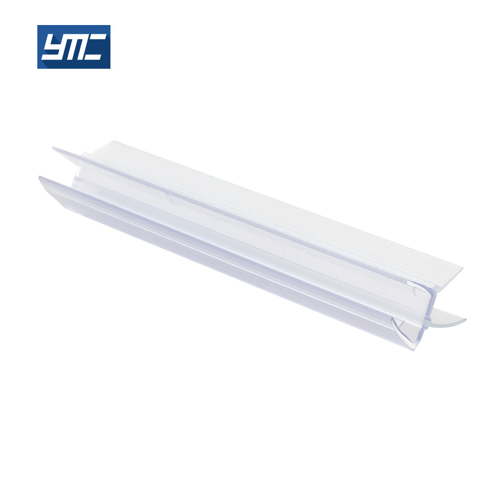 Bathroom Shower Glass Door Bottom Seal Strip PVC Waterproof Door Seal