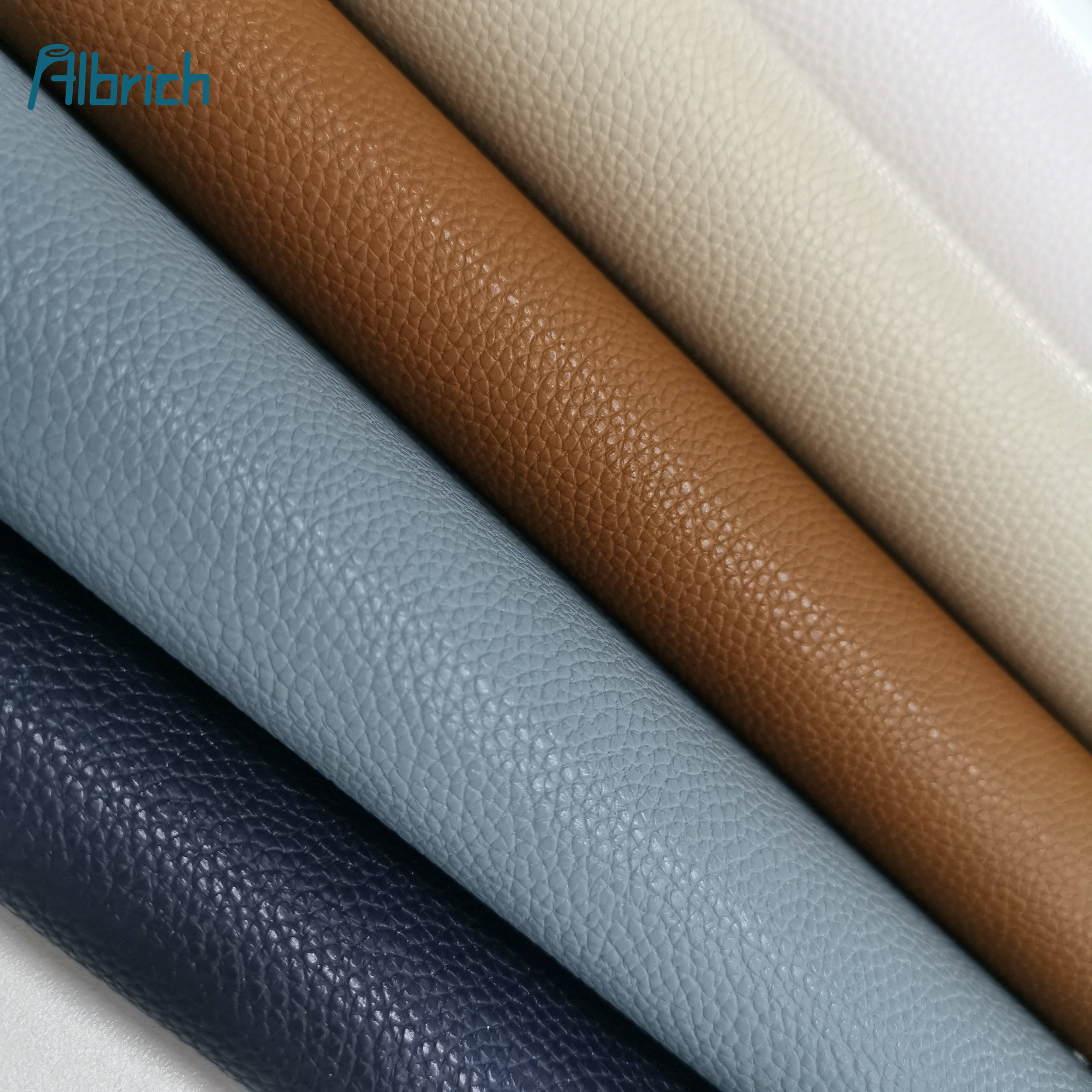 100% PVC leather embossed artificial leather fabric bag leather material