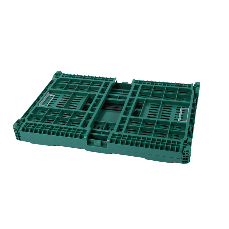 The new upgrade 600x400x340mm  mesh plastic Crate Warehouse 70L heavy duty Foldable crate