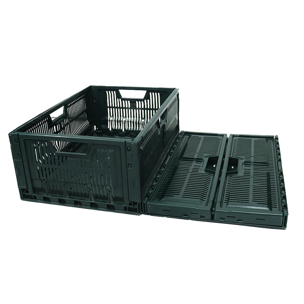 Plastic crates Stackable folding crates Mobile crates stack fruits and vegetables