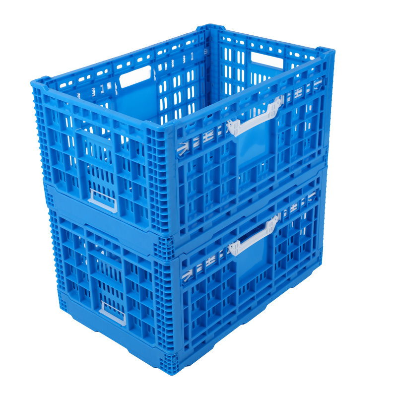 600x400x120 crate for vegetable and fruit plastic Foldable Crate Manufacturer sales heavy duty Crate