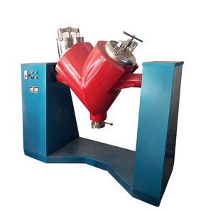 V type fertilizer spices food powder material mixing machine price