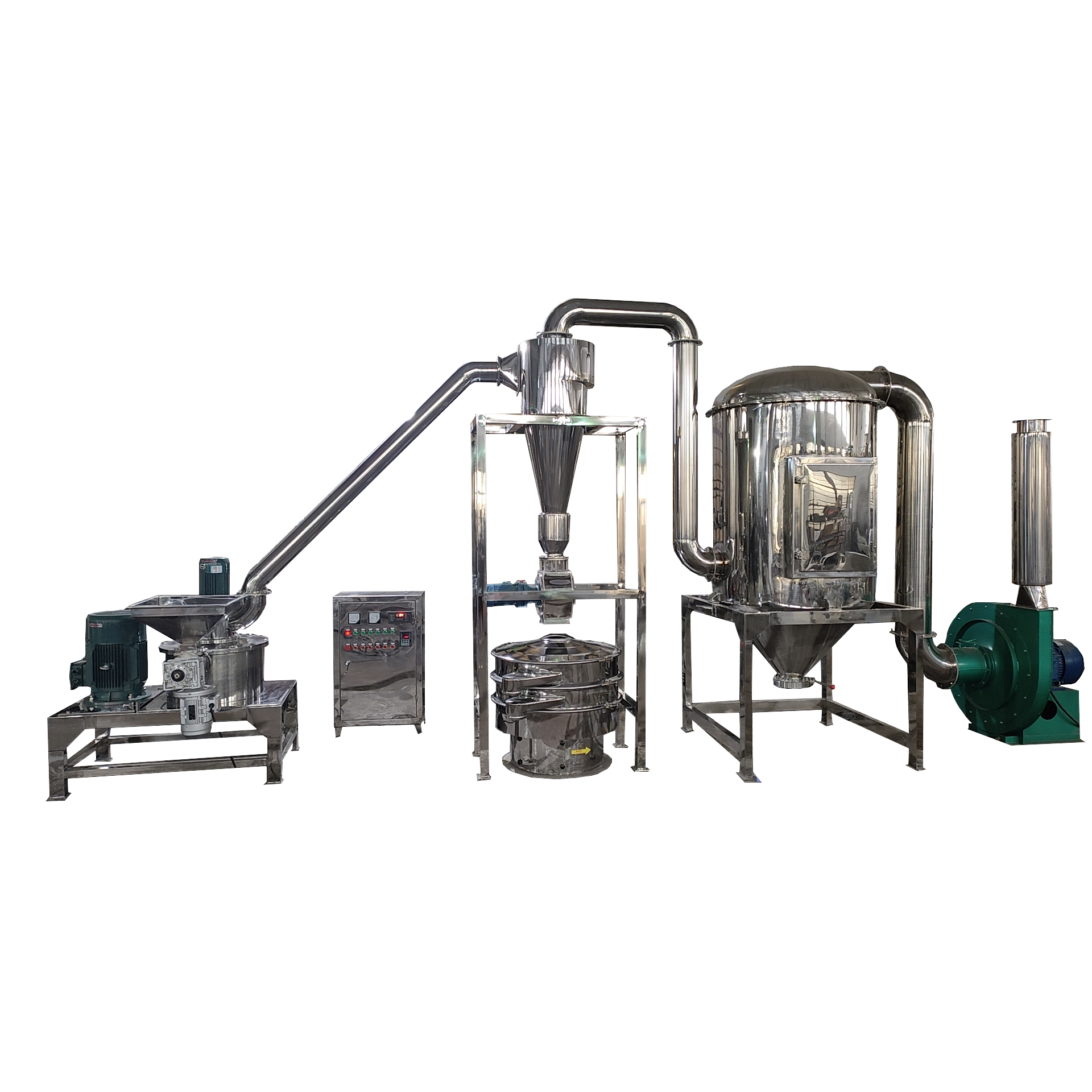 industrial dried moringa leaf grinding machine herbal tea powder making machine