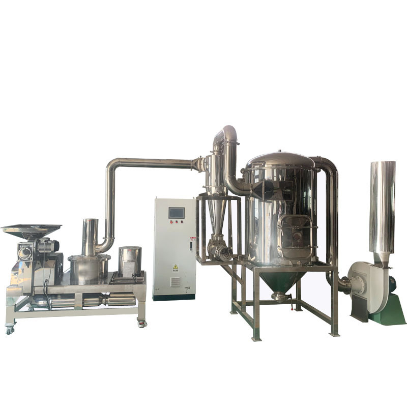 industrial dried moringa leaf grinding machine herbal tea powder making machine