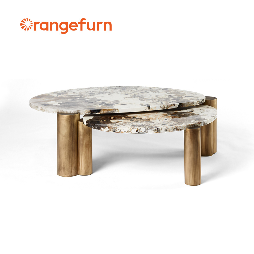 Orangefurn modern american Furniture Sofas Coffee Table console cabinet transitional Living Room Set