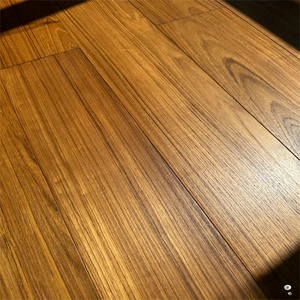 Orangefurn 18mm thickness single layer floor high-end myanmar burma solid teak wood flooring