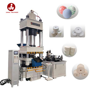 ODM BAOFA NEW 200T Salt bath bomb ball compacting Powder block maker Vertical 4 column hydraulic press manufacturing plants