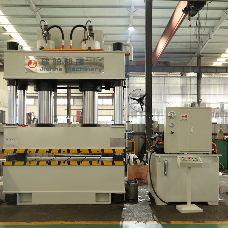 4 column Roof tile building brick stamping forming hydraulic press machine