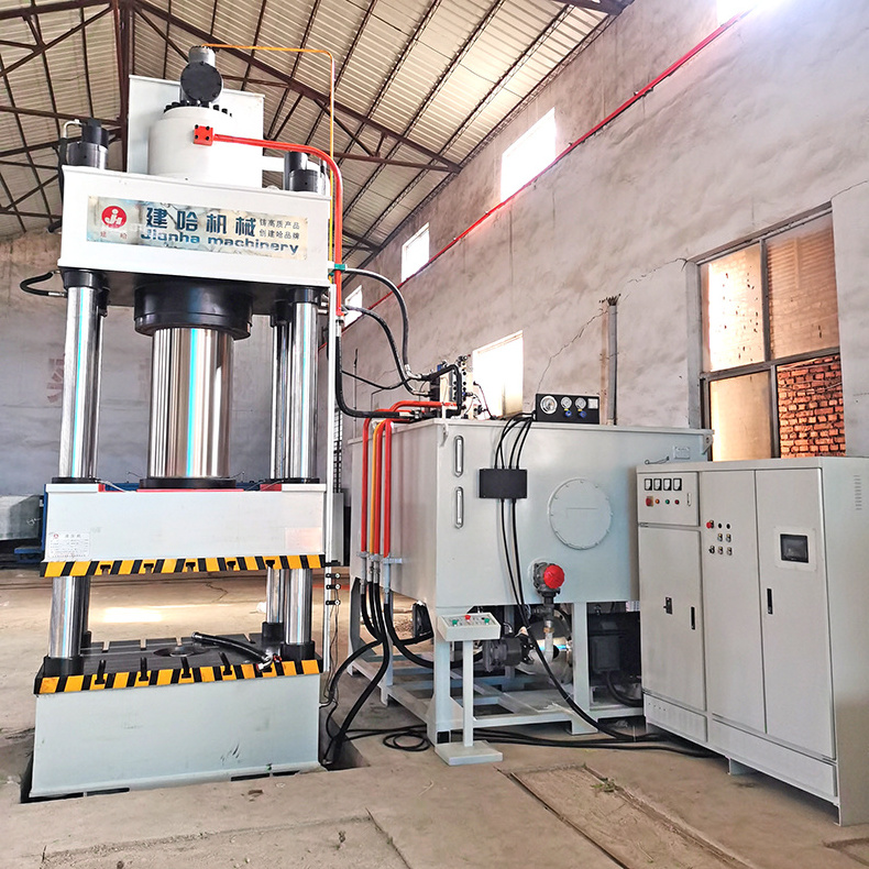 JianHa 800 tons hot die forging hydraulic press machine four-column hydraulic press machine