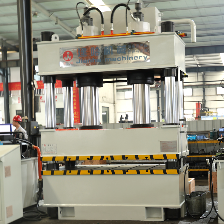 4 column Roof tile building brick stamping forming hydraulic press machine