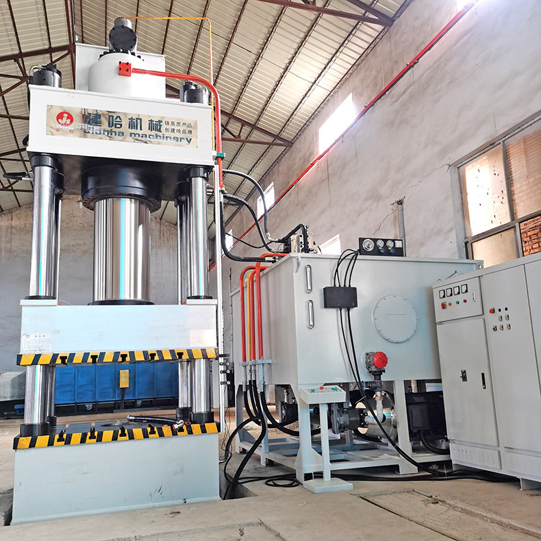 JianHa 800 tons hot die forging hydraulic press machine four-column hydraulic press machine