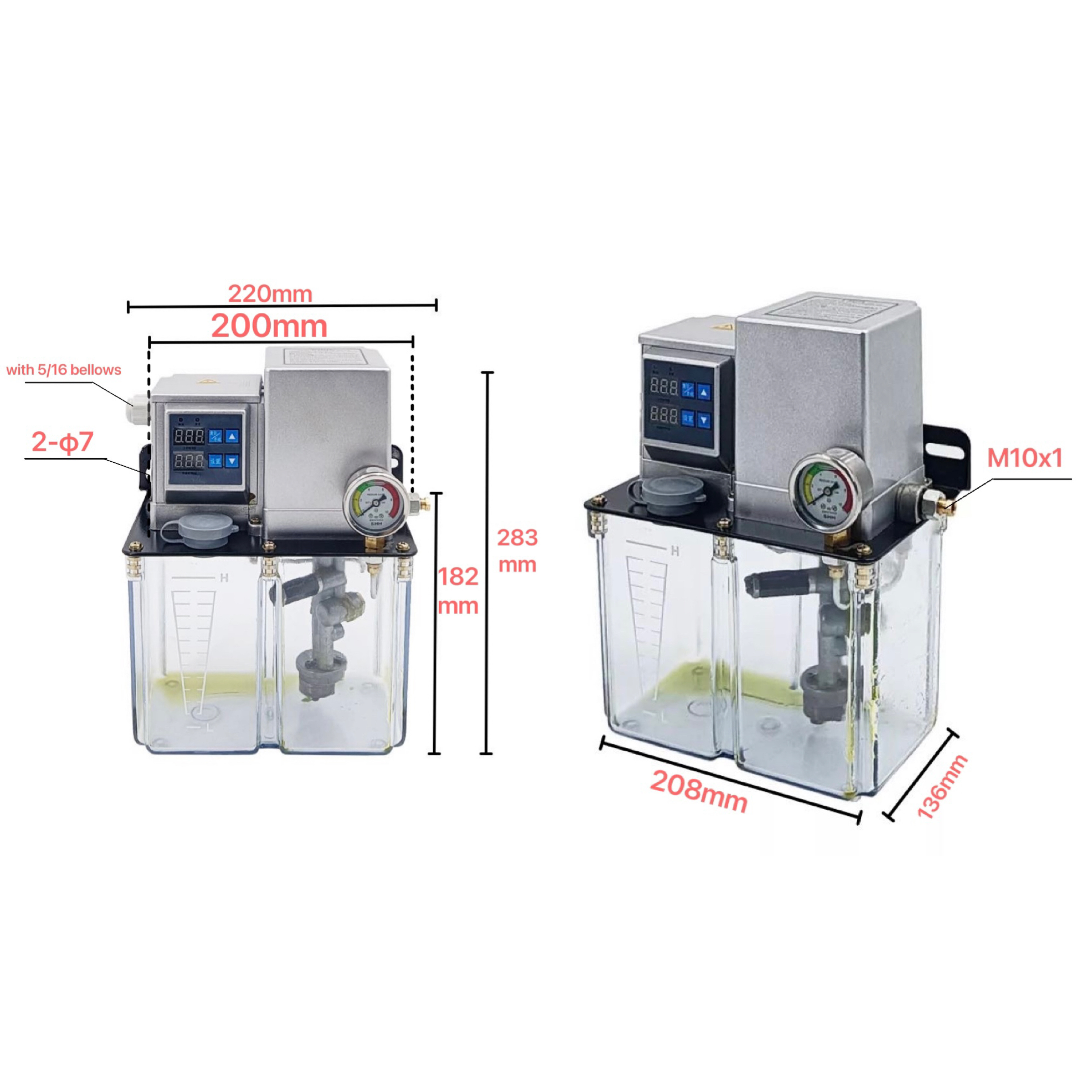 central lubricator lubrication pump for cnc 220v Timing Lubrication Pump Oil Central Lubrication System