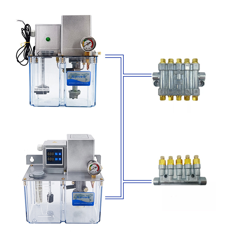 central lubricator lubrication pump for cnc 220v Timing Lubrication Pump Oil Central Lubrication System