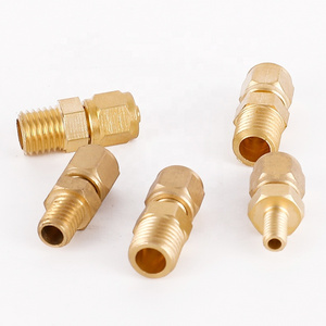 Pipe Joint and suitable hose connector or Brass Compression Fittings nozzle for pump machine