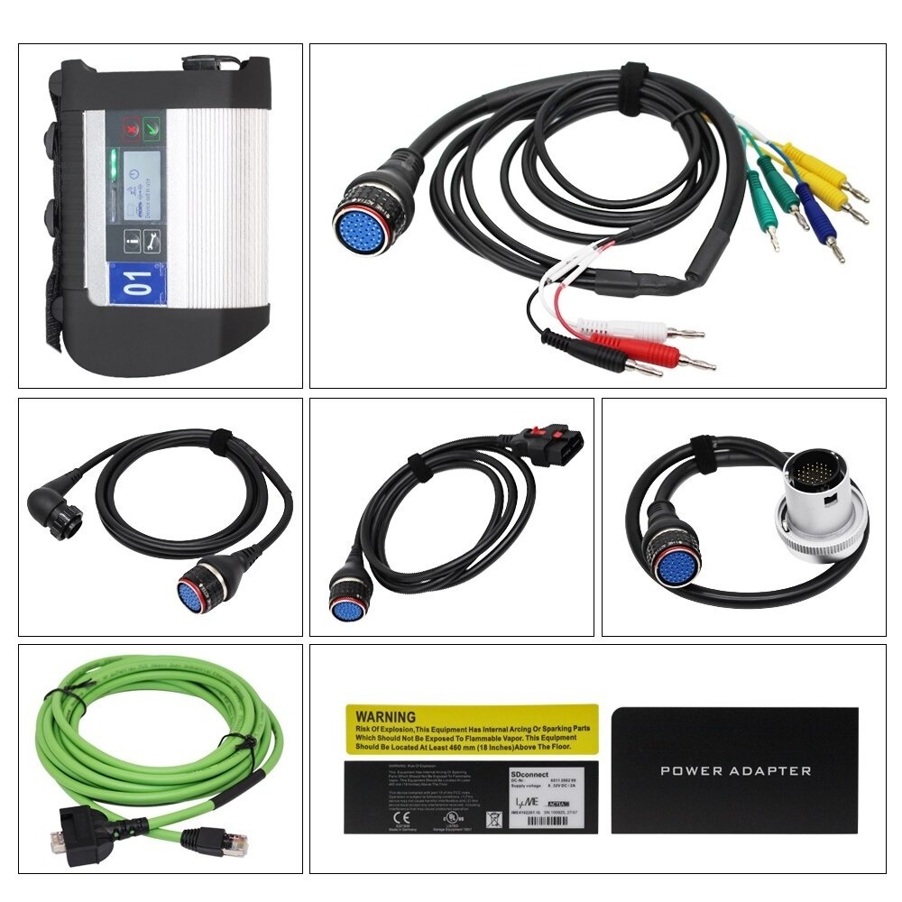 A+++ Full Chip MB STAR C4 SD Connect Compact C4 Car truck software 2023.09 Mb star Multiplexer Diagnostic Tool no WIFI