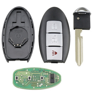 3Buttons Smart Remote Key 315Mhz For Nissan Tiida Qashqai