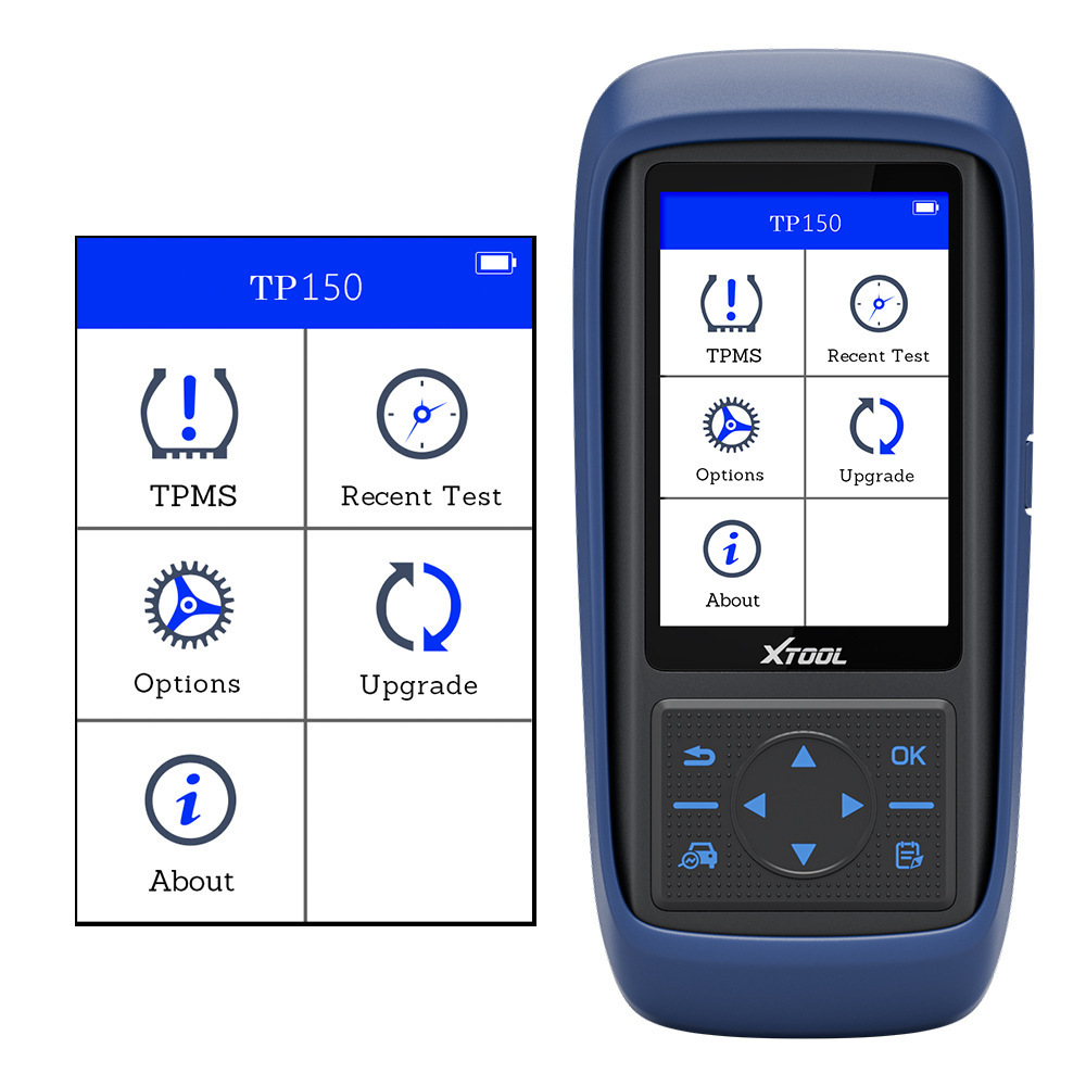 XTOOL TP150 TPMS Relearn Tool Program TS100 Sensor TPMS Diagnostics Tool Relearn/Re-set/Activate Lifetime Free Update