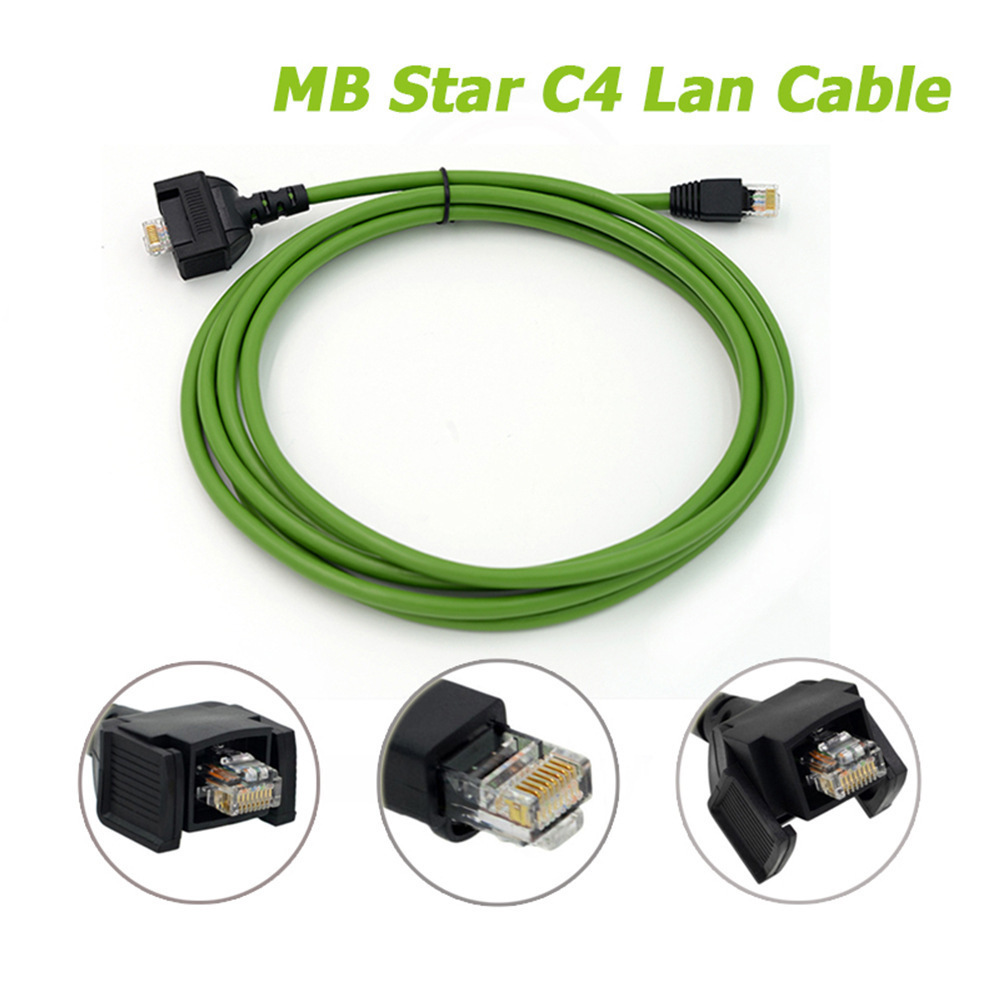 C4 Lan Cable for Benz MB Star C4 SD Connect Compact 4 Lan Cable for Mercedes Diagnostic Cable for Cars Trucks