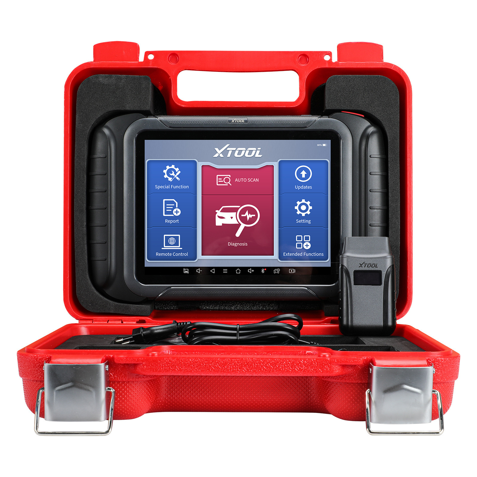 XTOOL D-8 BT Car OBD2 Diagnostic Tool Active Test ECU Coding Key Programmer Topology Map All System Diagnosis CANFD