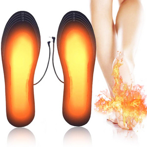 JIANHUI Rechargeable heated insole Cut to Size Washable Foot Warmer Shoe smart insoles oven insoles