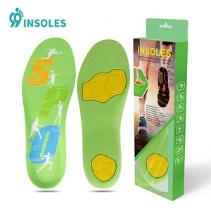 Custom Printed Coussinets Talon Confort Plantar Fasciitis Wraps Support Tnis Masculino Insoles For Shoes Athletic Insoles