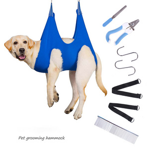 Wholesale Durable Bathing Washing Grooming and Trimming Nail Pet Grooming Hammock