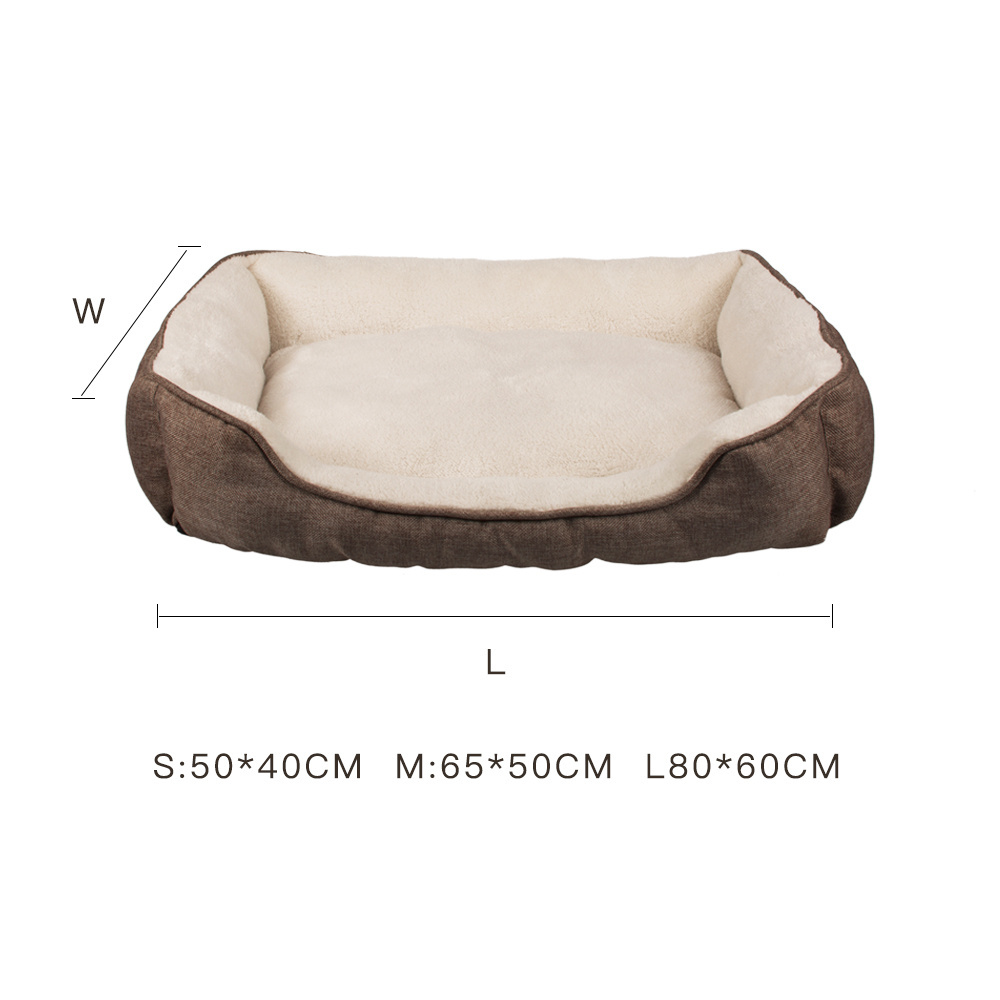 Wholesale Washable High Quality Custom Insert Designer Luxury Large Big Bunk Doggie Bedding Pet Dog Bed For Dog Pet