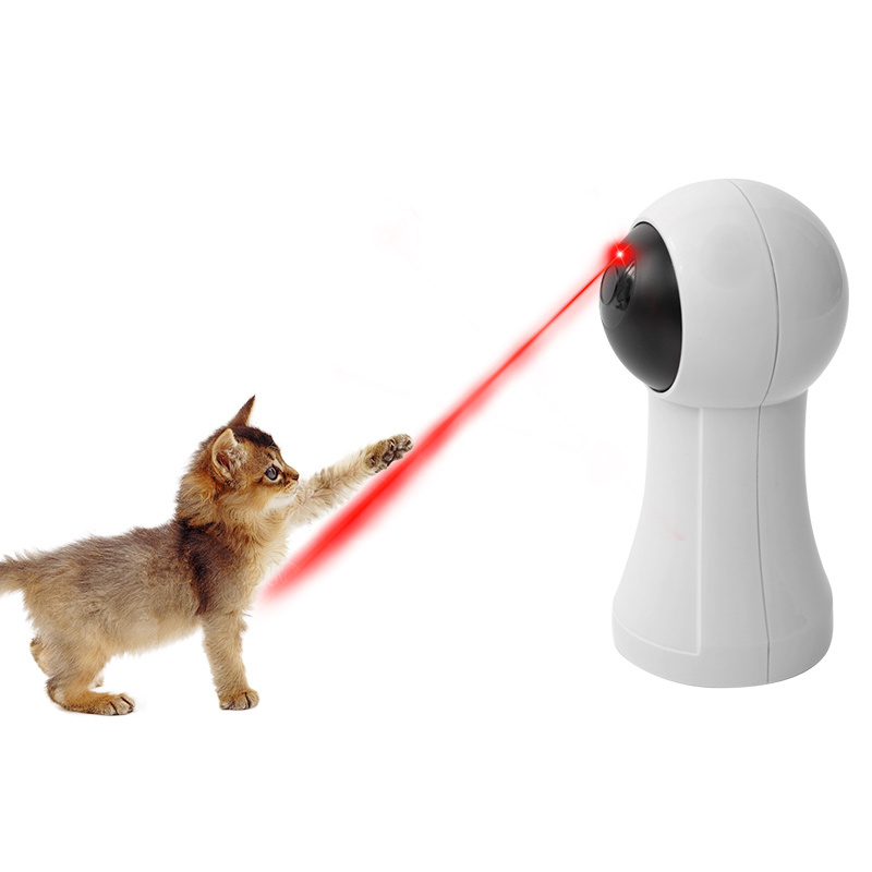 Wholesale Hot Selling Interactive Laser Pet Toy Automatic Teasing Cat Hand-held Noiseless Smart Cat Laser Toys